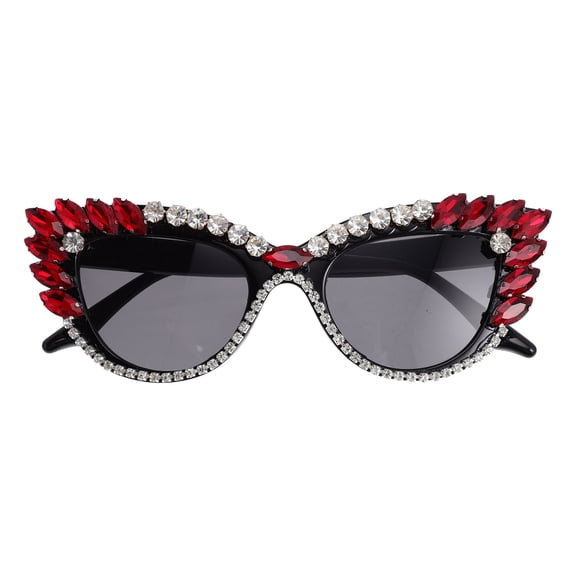 IBASETOY 1 Pair Party Sunglasses Red PC Fancy for Women Taking Pictures