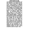 thumbnail image 2 of Santa Rosa de Lima N holy card - laminated - Pack of 25, 2 of 2