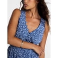 thumbnail image 5 of Kacey Lee Women's Sleeveless Tiered V Neck Dress, Sizes XS-XXL, 5 of 6