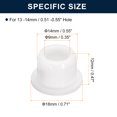 thumbnail image 3 of Unique Bargains 4 Pcs White Plug Holes, T14 Rubber Button Plug for 13 -14mm/0.51 -0.55' Hole, 3 of 6