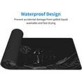 thumbnail image 5 of Extended Large Anime Black Mouse Pad The Great Wave off Kanagawa Painting Big Gaming Mouse Mat XXL Non-Slip Water-Resistant Rubber Base Computer Keyboard Mat Full Desk Mousepad 3D Pattern Keyboard Mat, 5 of 5