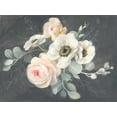 thumbnail image 2 of Nai, Danhui 24x19 Gold Ornate Wood Framed with Double Matting Museum Art Print Titled - Roses and Anemones, 2 of 4