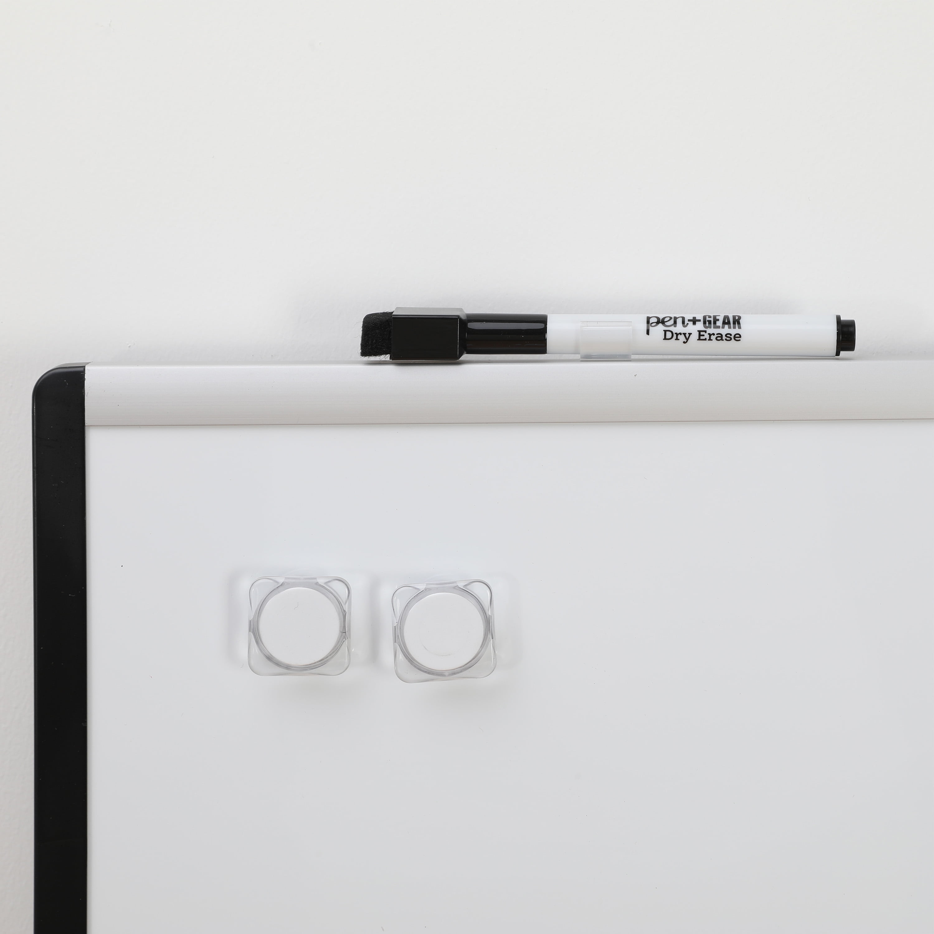 Pen + Gear Dry Erase WhiteBoard, 11” x 17” ,  Black, Plastic and Alu Frame.