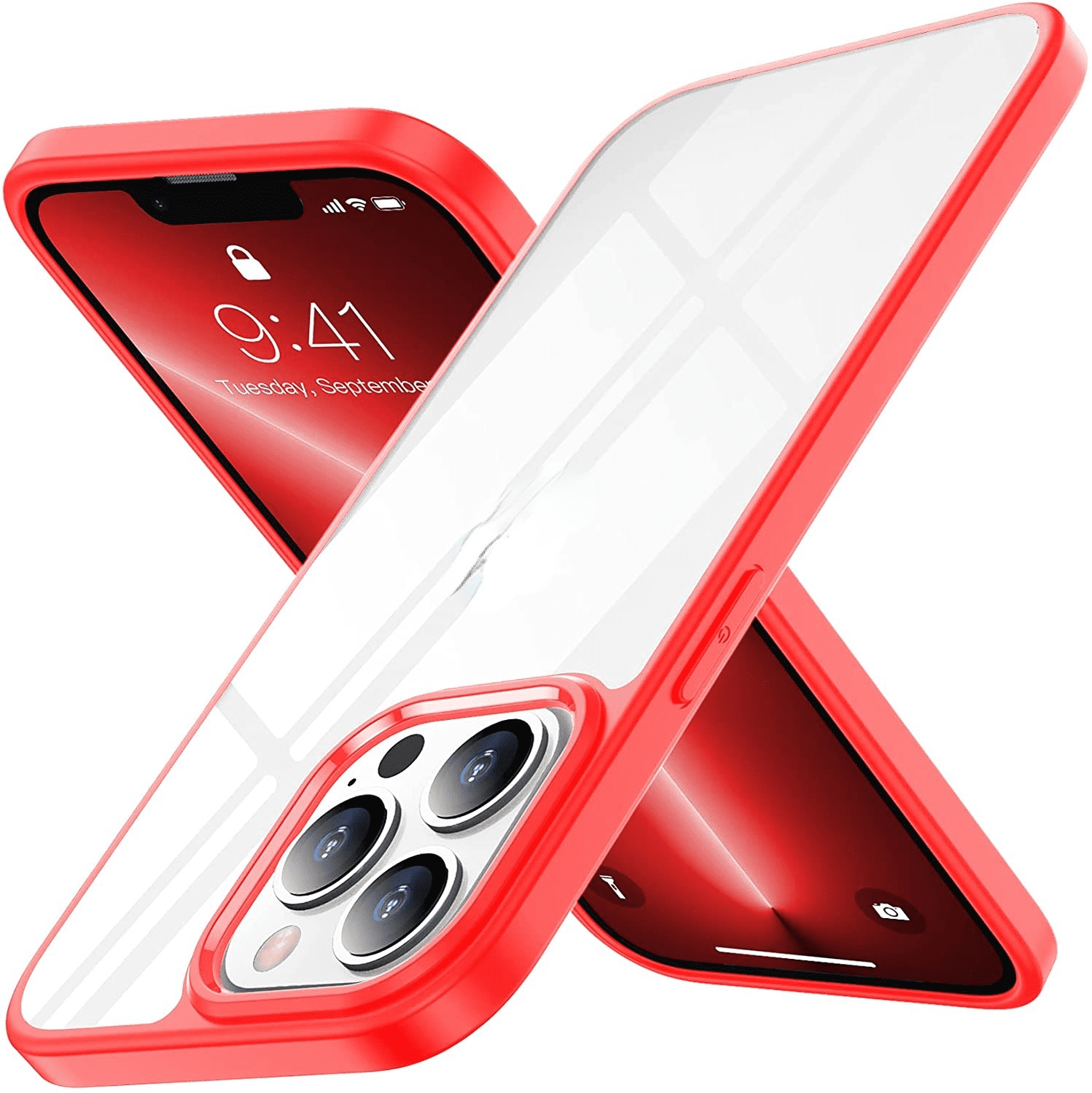 Designed For Iphone 13 Pro Mobile Phone Case Non Yellowing Scratch Resistant And Shock Resistant Crystal Clear Phone Case 6 1 Inches Ultra Thin Walmart Com