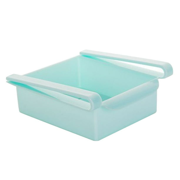 Advancent Estante deslizante, cajón, cocina, nevera, , organizador de almacenamiento, caja, soporte para estante Organizadores de utensilios de cocina Azul