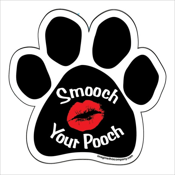 Smooch Your Pooch Paw Magnet