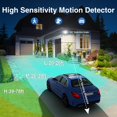 thumbnail image 5 of SZPOWER 150W Motion Sensor Lights Outdoor for Outside 15000LM LED Flood Lights Outdoor Wired Dusk to Dawn Exterior Security Floodlight Fixture Waterproof IP65 Outdoor Lighting for House Garage, 5 of 5