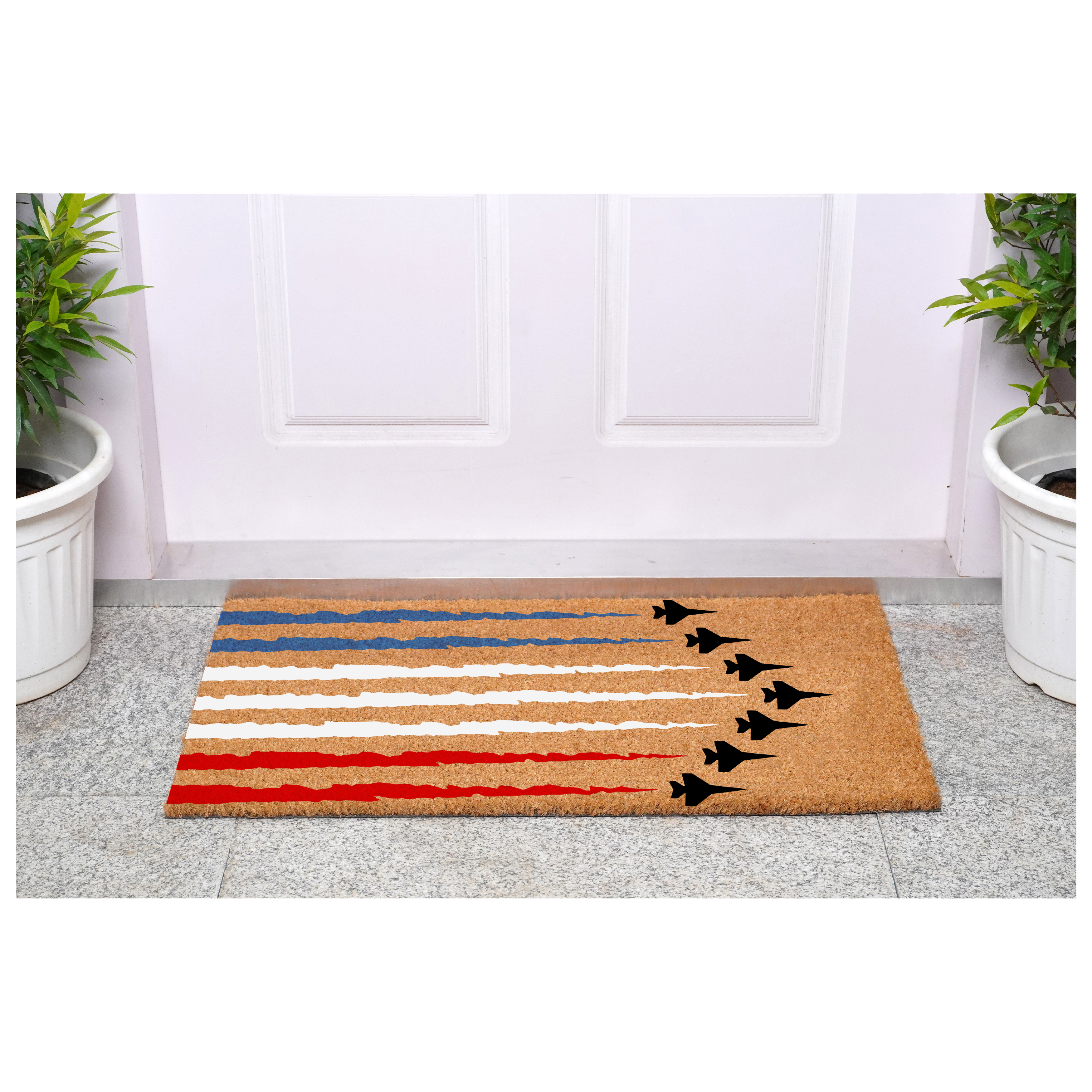 Patriotic Skies Doormat, 17" x 29"