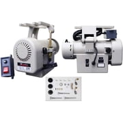 JUKI DDL-8100e Industrial Single-Needle Lockstitch Sewing Machine – High-Speed Servo Motor + Table Stand + LED Lamp – Commercial Grade