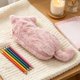 thumbnail image 1 of Cartoons Cute Cats Plushs Pencil Case Light And Large-capacity Student Stationery Storage Bag, 1 of 6