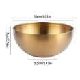 thumbnail image 3 of EGNMCR Kitchen Utensils Set, Cooking Utensils Set, Kitchen Utensils & Gadgets Stainless Steel Mixing Bowl Metal Bowl For Mixing Large Stainless Steel Bowl For Salad Stainless steel bowl, 3 of 6