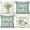 D, variant on Farmhouse Pillow Covers 18x18 Set of 4,Eucalyptus Leaves Decorations Truck Vase Home Sweet Home Linen Cushion Case Gifts for Home Decor…