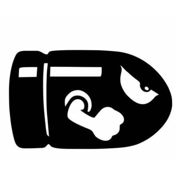 Bullet Bill Sticker Vinyl Decal 4.5Inches Wide Premium Die Cut