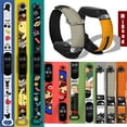 thumbnail image 2 of wirstband banda de silicona moda dibujos animados patrón correa para xiaomi mi band 5 4 3 para xiaomi miband 5 6 7 correa de reloj Gao Jiahui unisex, 2 of 2