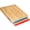 Natural, variant on Easy-to-Clean Bamboo Wood Cutting Board with set of 6 Color-Coded Flexible Cutting Mats with Food Icons - Chopping Board Set