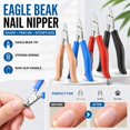 thumbnail image 2 of Stainless Steel Toenail Clippers, Big Nail Scissors Eagle Pliers Pedicure Toenail Correction Foot Care Tool, Heavy Duty Manicure Pliers for Thick Nails for Men Women - Blue, 2 of 10