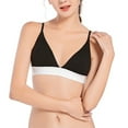 thumbnail image 2 of IROINNID Women's Bras Triangle Bralette Solid No Rim Thin Cup Girl Comfortable Lace Underwear, 2 of 7