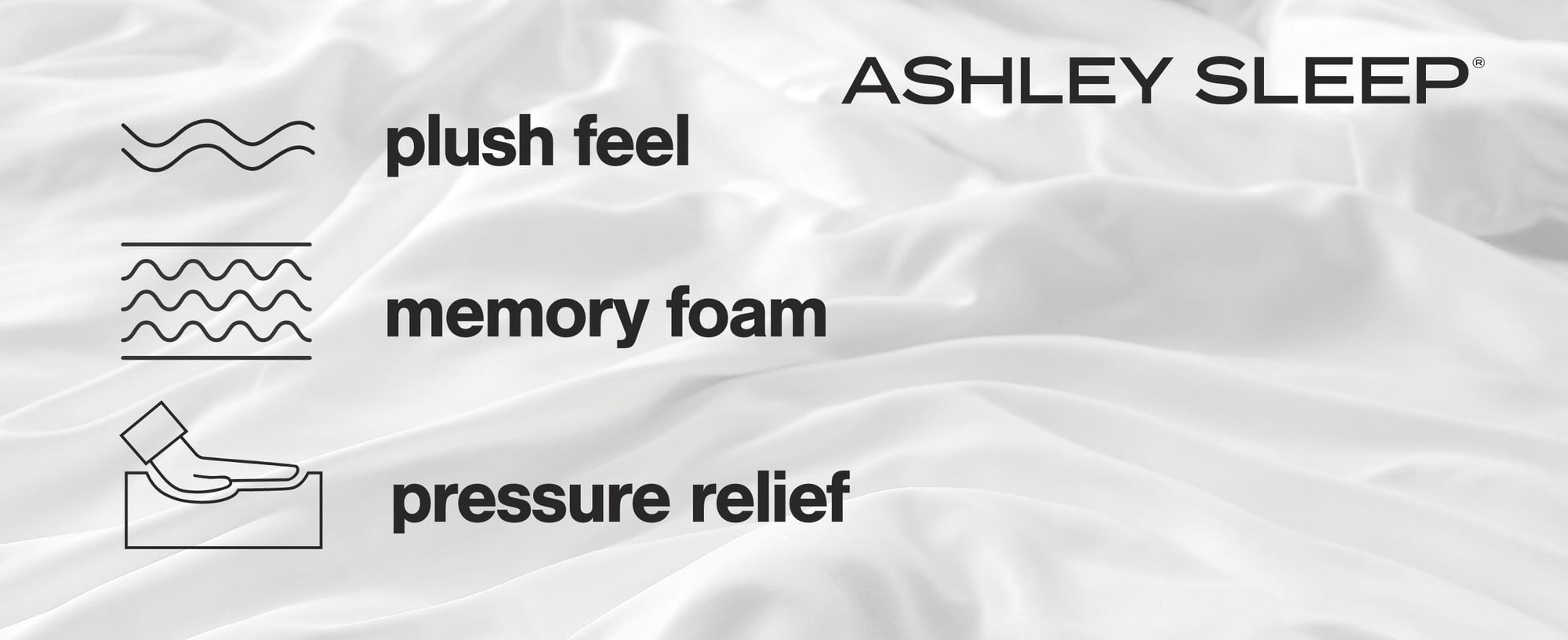 Signature Design by Ashley 12 Inch Chime Medium Firm Charcoal Gel & Green Tea Infused Memory Foam King Mattress for Pressure Relief