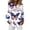 White, variant on Domzest Womens 250th Anniversary Usa Shirt 4th Of July Graphic Shirt Patriotic V Neck Long Sleeve Butoon Down Tshirt Dark Blue S
