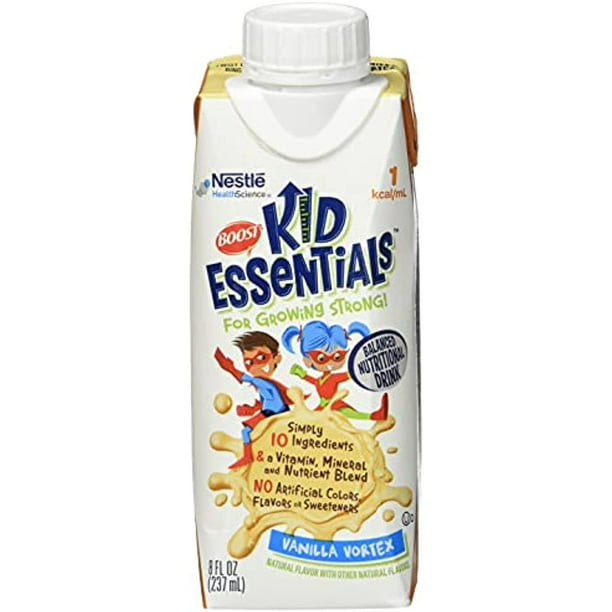 Boost Kid Essentials 1.0, Vanilla Vortex 24 X 8 Fl Oz Carton
