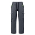 thumbnail image 3 of Pounoo Cargo Pants for Women Elastic Waist Drawstring With Multi Pockets Streetwear Urban Style Lightweight Breathable Loose-Fit Pants Gift, 3 of 4