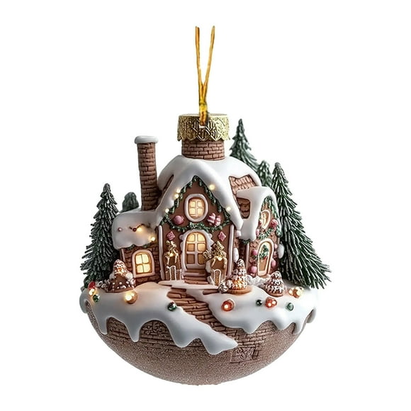 Festive Coffee Cup Ornaments For Holiday Tree Decoration | 2D Acrylic Hot Chocolate Mug Pendant Charm | Indoor Outdoor Christmas Cocoa Theme