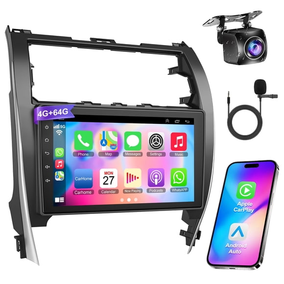 Radio para auto B4U Camry 2012-2014, Android 13, WiFi, pantalla de 10.2"