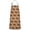 Brown Buffalo Pattern, variant on Brown Buffalo Pattern Apron-Garden Aprons for Women with Pockets-Cotton Linen Waterproof Kitchen Cooking Gardening Aprons Adjustable for Kitchen,Cooking,BBQ and Salon 33x27 Inch