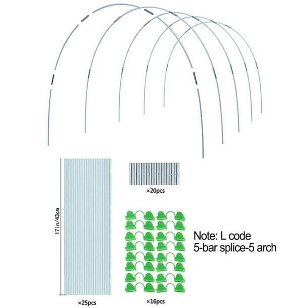 Gerich Plant Support Stick DIY Fiberglass Support Hoops Frame