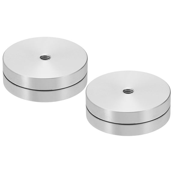 Uxcell 35mm Ceramic Clay Pottery Wheel, 2pcs Double-sides Threaded Hole