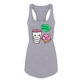 thumbnail image 1 of Donut And Coffee Friends Tank Women -Image by Shutterstock, Female Medium, 1 of 4