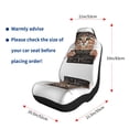 thumbnail image 5 of Honeii Cat Holding Mugshot Sign for Car Seat Covers Full Set, Seat Covers for Cars, Car Seat Protector Waterproof, Leather Car Seat Cushion-2 PCS, 5 of 9