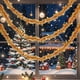 thumbnail image 5 of Pack de 2 guirnaldas de plumas de estrella dorada de Navidad, tiras de terciopelo de 2 m de grosor • Espumillón decorativo cifrado para fiesta navideña, chimenea, barandillas de escaleras, tira de, 5 of 9