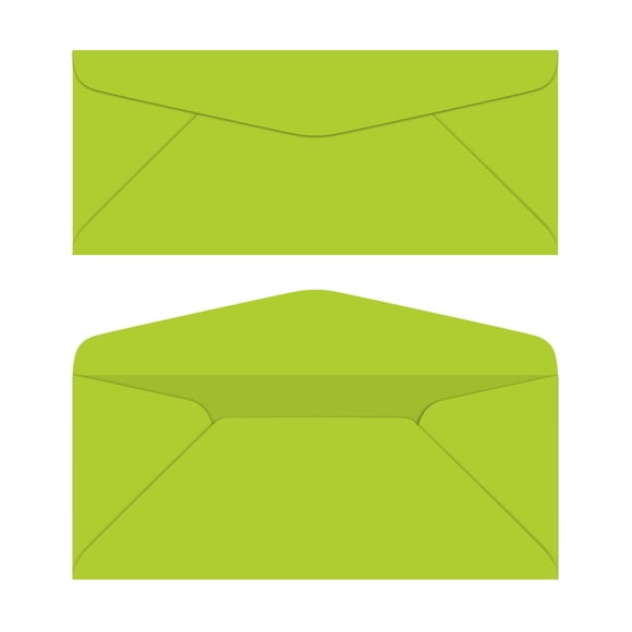 Sobres de correo Terra Green #10, 4,125 x 9,5 pulgadas, 90 g/m², paquete de 50