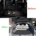 thumbnail image 4 of Mustang Mach-E All Weather Trunk Mat, 3D Cargo Liner Rear Floor Mat (2021-2023, Foldable, Rubber, Custom Fit), 4 of 5