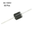 thumbnail image 3 of 50 Pack 6A10 Rectifier Diode 6A 1000V Electronic Silicon Diodes, 3 of 4
