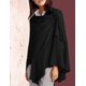 thumbnail image 3 of Poncho para mujer, bufanda, cárdigan de punto con tacto de cachemira, regalo, 3 of 5