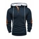 thumbnail image 4 of Ceisia Men Slim Fit Fashion Solid Color Long Sleeve Stand Collar Gift Zipper Casual Daily Party Wear Shirt Top, 4 of 8