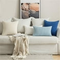 thumbnail image 4 of Square Pack of 2 Solid Colors Throw Pillow covers(Without Inserts)(Double Sided), 4 of 11