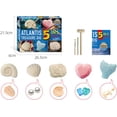 thumbnail image 5 of Pirate Treasures Dig Kit with 5 Bricks Digging Tools STEM Archaeology Paleontology Educational Science Christmas Birthday Gift for Students, 5 of 5