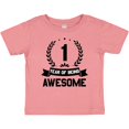 thumbnail image 3 of Inktastic 1 year of being awesome birthday black Boys or Girls Baby T-Shirt, 3 of 5