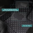 thumbnail image 4 of Customed For 2018-2022 Ford EcoSport Floor Mats 1st & 2nd Row PU Leather Protector Black, 4 of 9