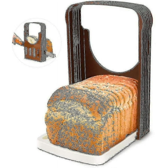 Slicing Machine, Folding Adjustable Bread Slicer, Fast Slicing, Thickness Uniformity, Bread Slicer Knife