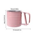 thumbnail image 4 of Toystoory Tamiz de harina de malla inoxidable de alta Herramientas y accesorios para hornear Rosado Toystoory HA001575-01, 4 of 6