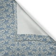 thumbnail image 4 of Ambesonne Geometric Valance Pack of 2, Modern Art Swirls, 54"X18", Slate Blue Tan, 4 of 5