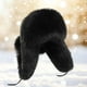 thumbnail image 5 of Gorro de trampero para hombre, cálido, suave y acogedor, a la moda, para esquiar y patinar en la nieve. negro, 5 of 7