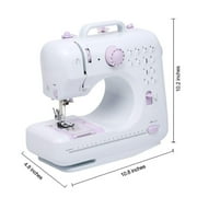 Sewing Machine Children Present Portable Crafting Mending Machine with 12 Built-In Stitched