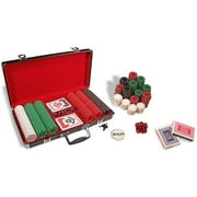 Red Star "Capone" 300-piece Poker Chip Set with Cards and Dice