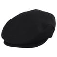 thumbnail image 2 of Wigens Carl Men's Classic Longshoreman 100% Wool Ivy Cap with Earflaps Black, 2 of 5