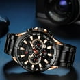 thumbnail image 6 of CURREN Men's Watch Fashion Sport Chronograph Wristwatch Mens Watches Top Brand Luxury Quartz Watch Stainless Steel Band, 6 of 6